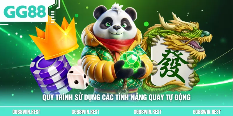 Quy trình sử dụng các tính năng quay tự động